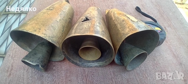 Голям,12см,стар турски,османски чан,хлопка,звънец,3броя , снимка 13 - Антикварни и старинни предмети - 53526315