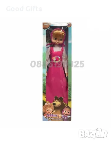 Голяма кукла Маша, 75см Кукла Маша и Мечока, снимка 2 - Кукли - 47504344