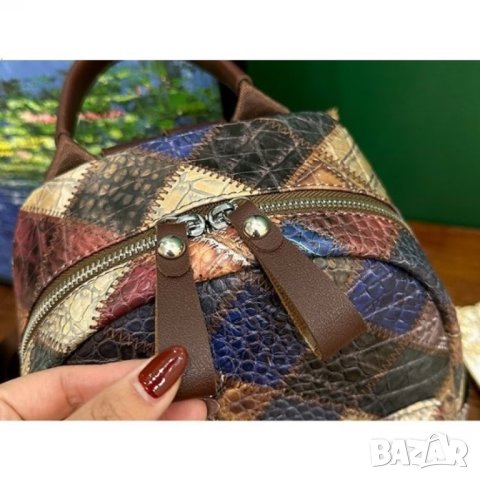 Дамска раница Snake Color, снимка 3 - Раници - 41479222