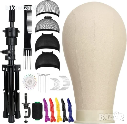 SZCY LLC фризьорска стойка за обучение + аксесоари НОВА, снимка 1