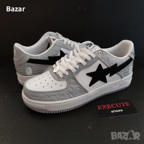 Bape Sta Grey Ape Нови Обувки Маратонки Размер 43 Номер 27.5см Стелка , снимка 2 - Маратонки - 41644963
