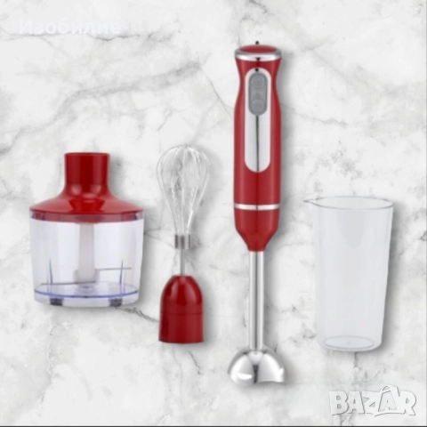 Пасатор с Чопър Voltz, 800W, Метален накрайник с бр. 1 колба 0.7л., Приставка за разбиване, Черен, 2, снимка 4 - Чопъри и пасатори - 52335328