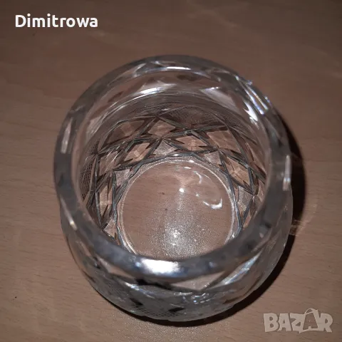 Кристална вазичка, снимка 7 - Други - 47896032