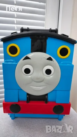 Thomas & Friends Локомотив куфар с колекция от влакчета, снимка 3 - Влакчета, самолети, хеликоптери - 48694930