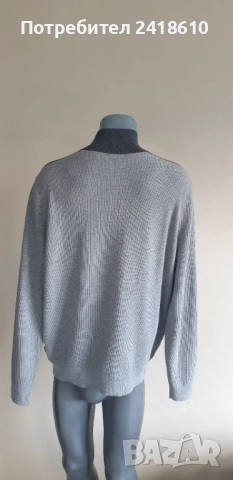 Hugo Boss Famoso Wool / Cotton  Half Zip Jumper Mens Size XL НОВО!ОРИГИНАЛ! Мъжкa Жилетка  с 3/4 Цип, снимка 13 - Пуловери - 52614467