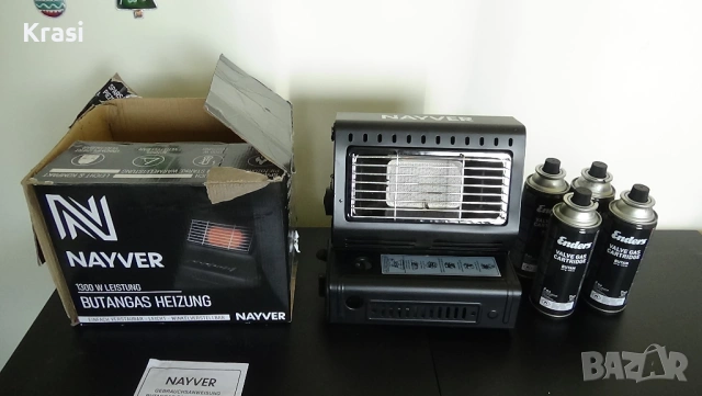 Продавам газова печка с котлон