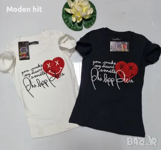 Последни бройки! Philipp Plein дамска тениска висок клас реплика, снимка 1