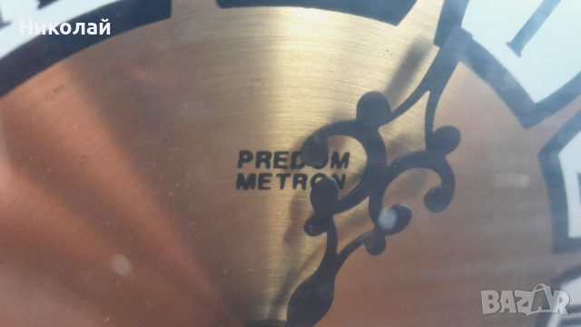 Полски стенен часовник с махало Predom-Metron, снимка 4 - Стенни часовници - 52596333
