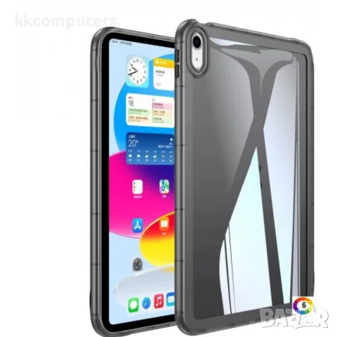 iPad mini 6 Clear Acrylic Hybrid TPU Калъф и Протектор, снимка 7 - Калъфи, кейсове - 48625595