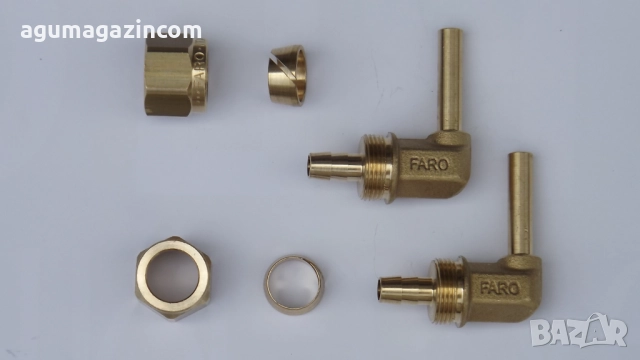 накрайник фитинг за термопластична тръба FARO Standard  фаро ъглов ∅ 6-6 mm 1 бр