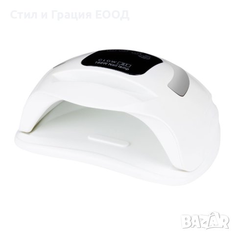 Лампа за сушене на нокти Dual Led Glow S1 168 W-златисто,сребристо,розово, снимка 2 - Педикюр и маникюр - 41018834