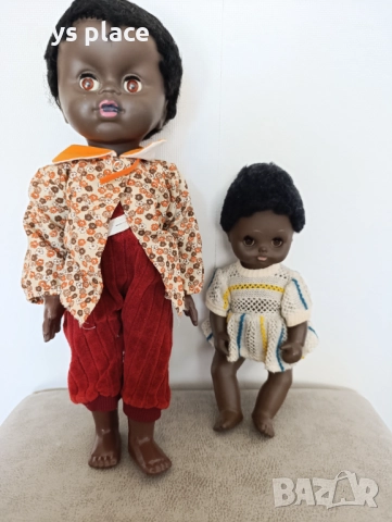 Стара кукла негърка от 60те години 