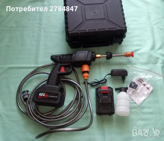 Акумулаторна водоструйка , снимка 14 - Парочистачки и Водоструйки - 56021920