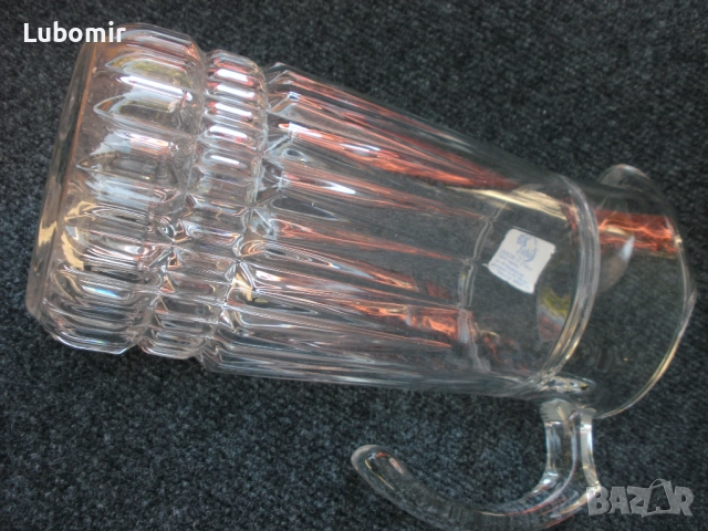 Стъклена голяма кана с уникален Арт дизайн - Нова !, снимка 5 - Аксесоари за кухня - 52115956