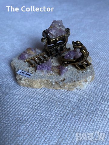 Метални фигурки на скала - минерали, снимка 8 - Колекции - 32537860