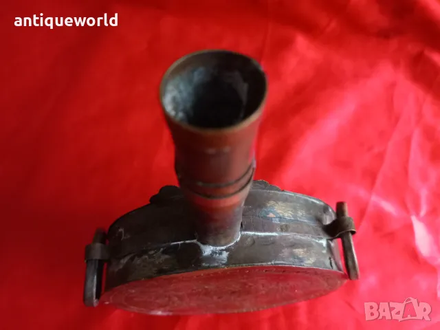 Стара ОСМАНСКА Барутница , Барутник ,Сребро, снимка 8 - Антикварни и старинни предмети - 48638113