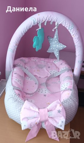 Бебешко гнездо с арка за играчки, снимка 12 - Бебешки легла и матраци - 33214642