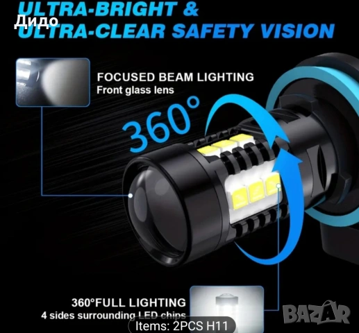 Автомобилни LED крушки, снимка 7 - Аксесоари и консумативи - 53449800
