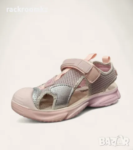 Детски спортни сандали в розово със затворена пета и удобна подметка – 30211 pink, снимка 3 - Детски сандали и чехли - 50178102