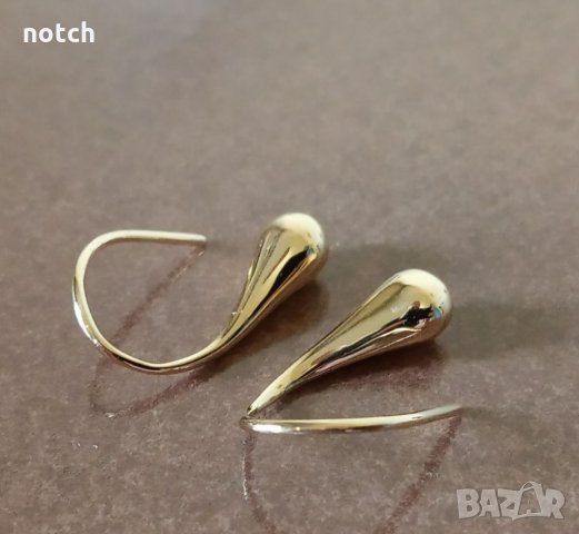 Златни обеци, снимка 2 - Обеци - 34213416