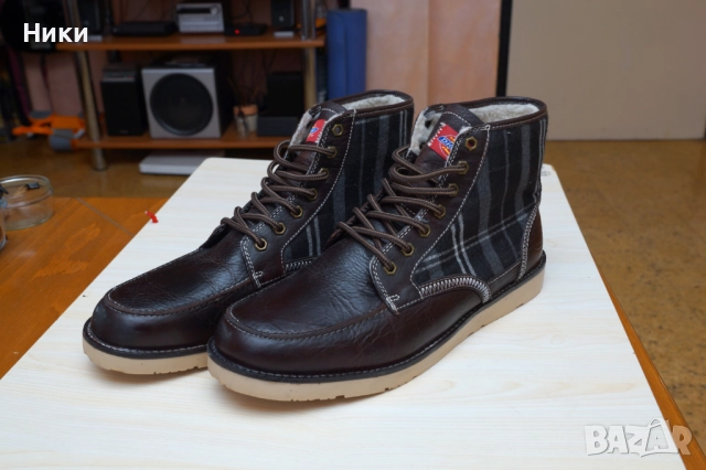Мъжки боти Dickies-естествена кожа,нови, снимка 5 - Мъжки боти - 52423510