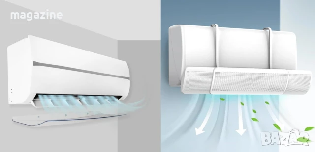 Телескопичен дефлектор за въздушен поток от климатик , снимка 2 - Климатици - 51016444