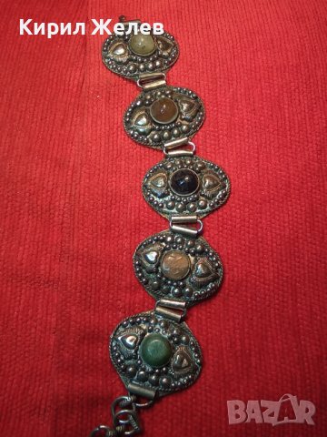 ОСМАНСКА ВЪЗРОЖДЕНСКА САЧАНЕНА ГРИВНА с ЕСТЕСТВЕН НЕФРИТ 2206