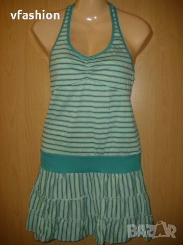 Нова трикотажна рокля-зелено рае, снимка 2 - Рокли - 36088593