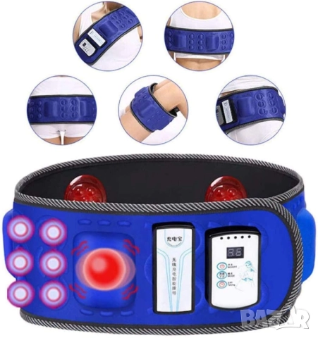 Масажен колан за отслабване с инфрачервена светлина , антицелулитен, снимка 6 - Масажори - 52034370