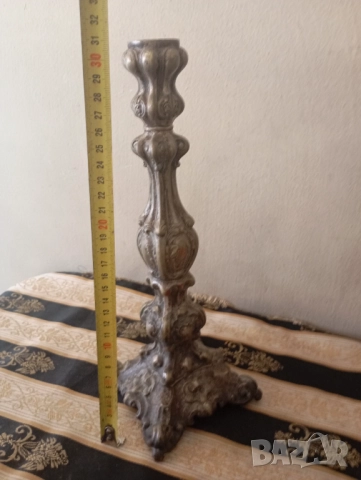 Стар свещник, снимка 3 - Други ценни предмети - 52935447