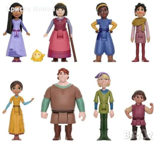 Комплект мини фигурки Wish Аша и приятели Mattel Disney