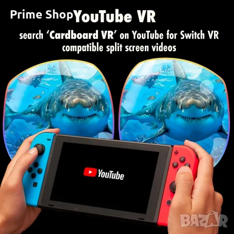 Очила за виртуална реалност Orzly VR за Nintendo Switch и OLED, снимка 7 - Аксесоари - 56143468