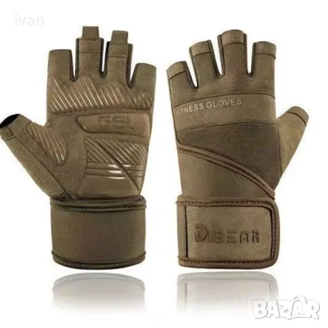 Фитнес, гел ръкавици със стабилизатор на китката 