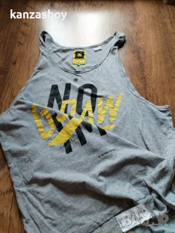 g-star flank long r tanktop - страхотен мъжки потник Л , снимка 3 - Тениски - 50058678