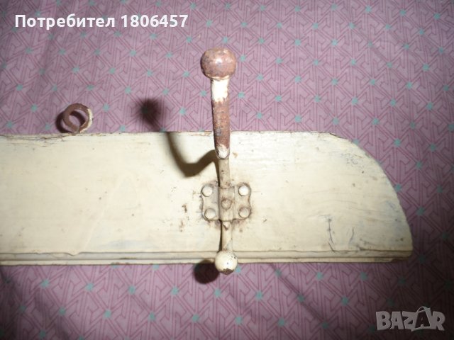 стара дървена окачалка, снимка 4 - Антикварни и старинни предмети - 41676587