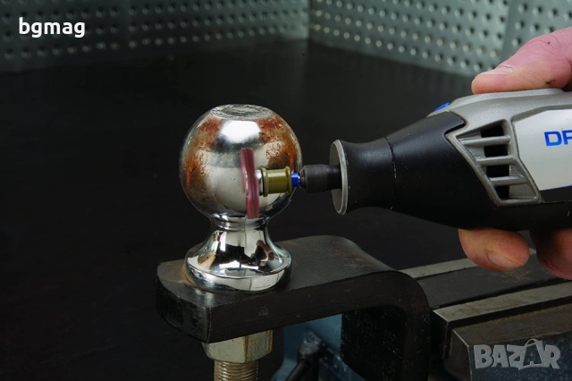 Dremel 473S EZ SpeedClic, дискова четка за почистване и шлифоване, 25 мм., 220, снимка 3 - Други инструменти - 52141476