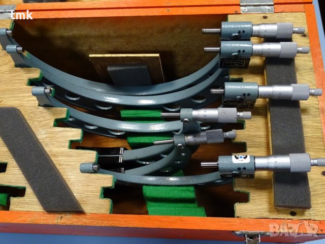 комплект микрометри Mitutoyo 193, 103 outside micrometer 125-300mm, снимка 2 - Други машини и части - 38638955