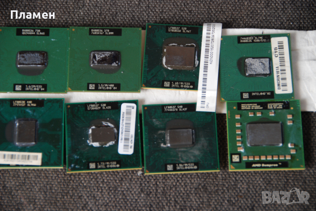 Разпродажба - двуядрени процесори за лаптоп INTEL,AMD, снимка 3 - Части за лаптопи - 36309173