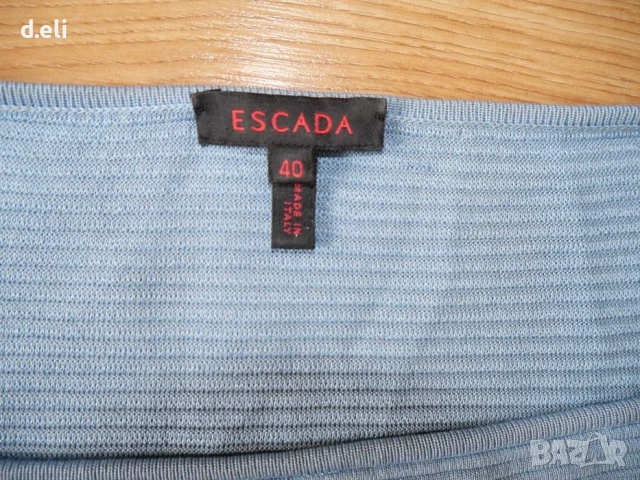 ESCADA Original Size L Коприна и Памук Страхотна , снимка 5 - Блузи с дълъг ръкав и пуловери - 51256889