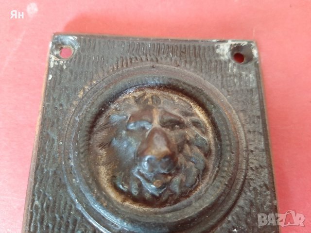 Английски Стар Ретро Бутон за Звънец от Бронз от 1950-те , снимка 3 - Други ценни предмети - 41531912