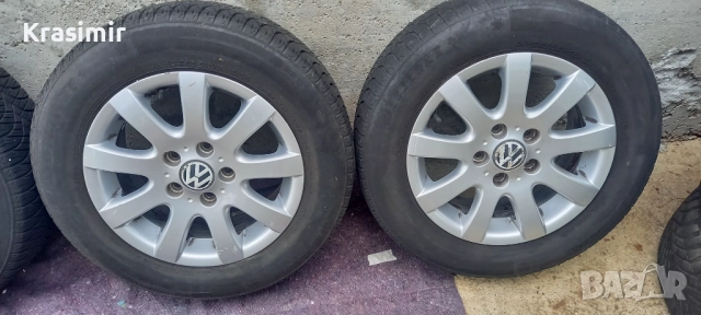 Оригинални VW алуминиеви джанти 15'' 5x112 ET50 – Borbet Germany, снимка 3 - Гуми и джанти - 51463928