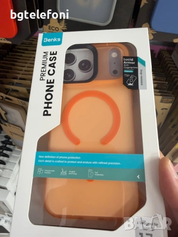 Benks луксозни премиум гърбове за iPhone 17 Pro , iPhone 17 Pro max , снимка 3 - Калъфи, кейсове - 53103240