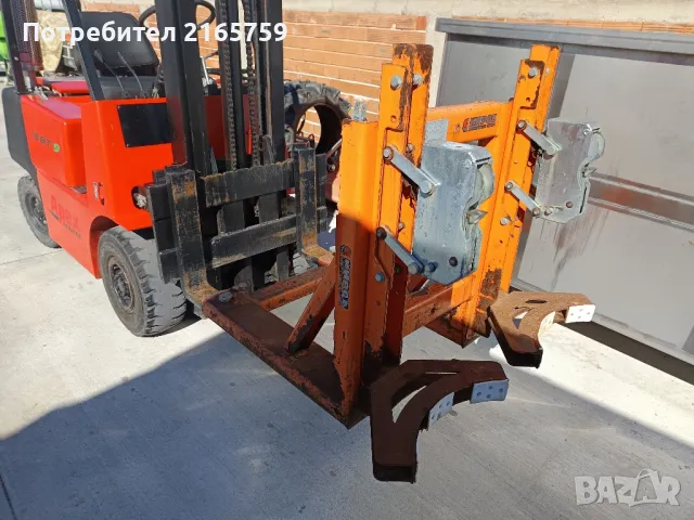 мотокарно устройство държач за метални варели, снимка 6 - Подемници - 49379022