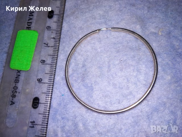 КЛАСИЧЕСКА СРЕБЪРНА ВИНТИДЖ ОБЕЦА СРЕБРО 925 РЪЧНА МАЙСТОРСКА ИЗРАБОТКА 26571