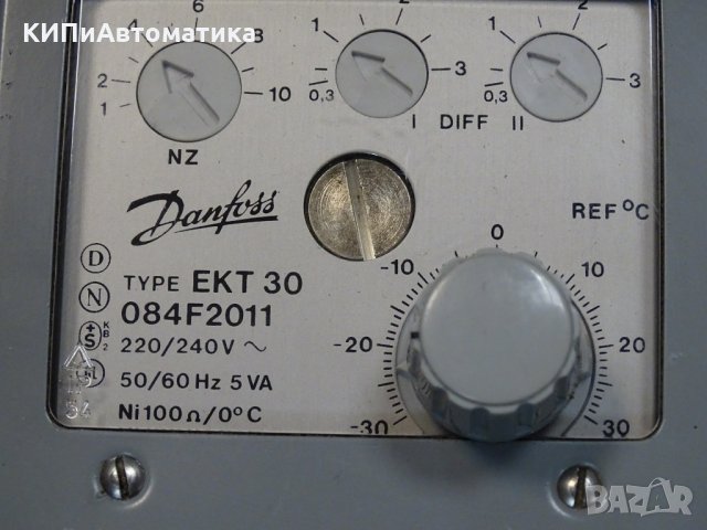 термоконтролер Danfoss EKT 30, 220V, 50Hz, -30/+30 °C, снимка 4 - Резервни части за машини - 36001070