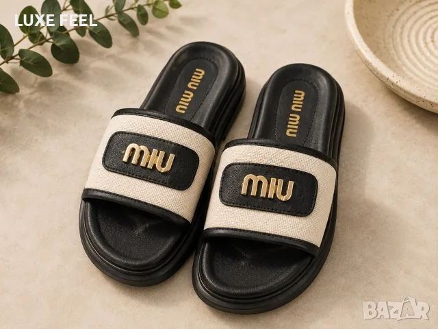 MIU MIU ⚜️Дамски Чехли 38,39н 