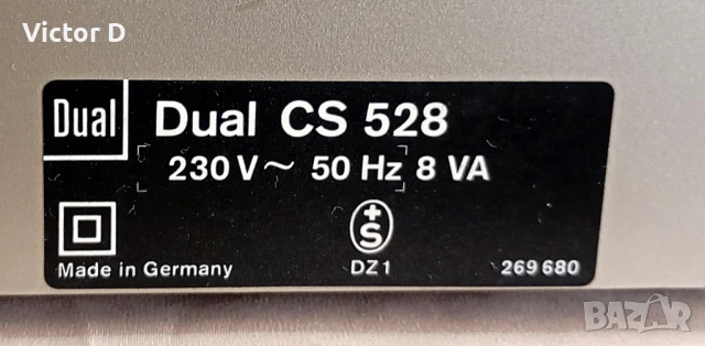 DUAL CS 528 - Грамофон , снимка 13 - Грамофони - 51169492