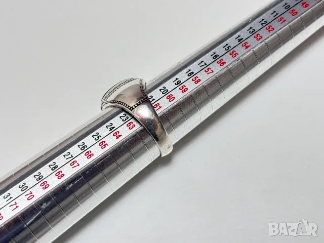 ПОРЪЧАН! Мъжки Сребърен Пръстен (проба 925)- 6,64 грама, снимка 10 - Пръстени - 55844344