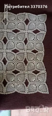 Ръчно плетена покривка за маса/тишлайфер, снимка 6 - Покривки за маси - 47902213
