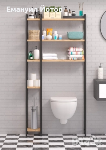 Рафт върху тоалетна чиния , снимка 2 - Тоалетки - 52457970